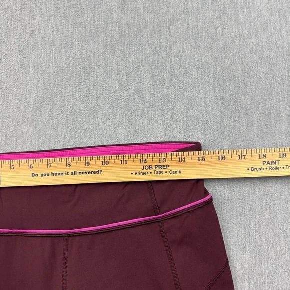 Lululemon Womens Leggings 8 Red Pace Queen Tight 26" Luxtreme Yoga Athletic - Picture 6 of 15